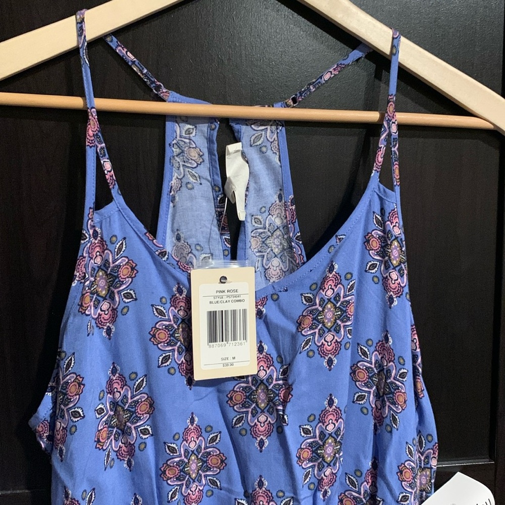 New Blue/Clay Summer Jumpsuit